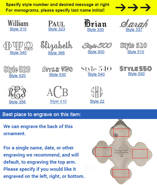 Image of engravable area on piece