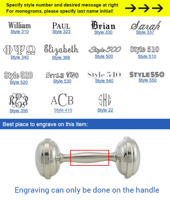 Image of engravable area on piece