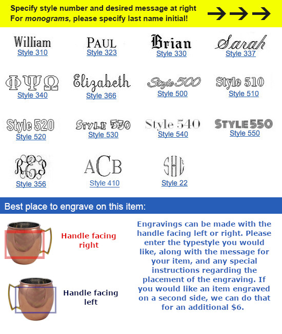 Image of engravable area on piece