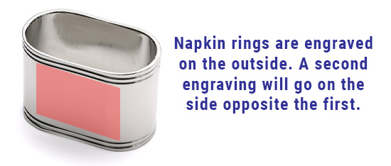 Image of engravable area on piece