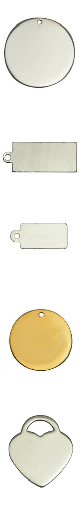 Engraving sample on tag
