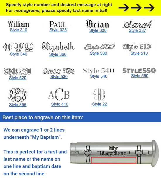 Image of engravable area on piece