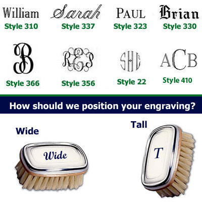 Image of engravable area on piece