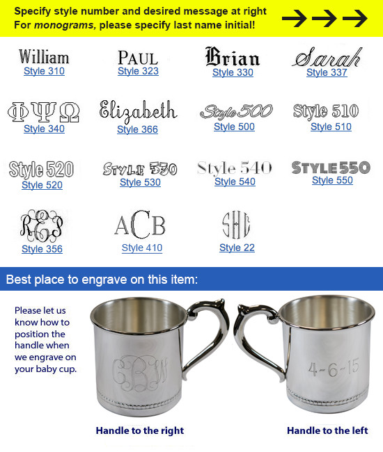 Engraving - Baby Cup