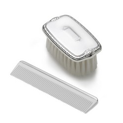 Empire Sterling  Boys Shield Brush and Comb Set