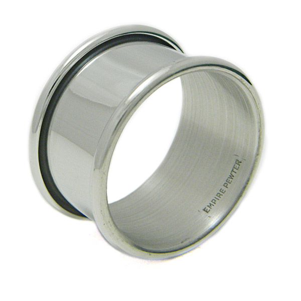 Plain Pewter Napkin Ring