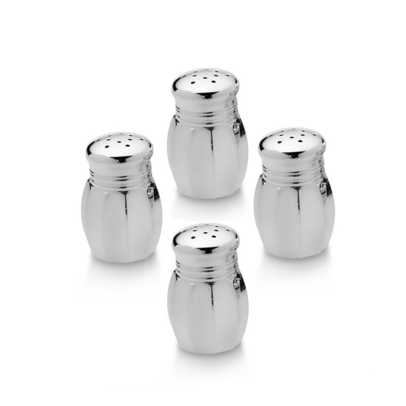 Salt & Pepper Shakers, Set of 4 Plastic Lined, Empire