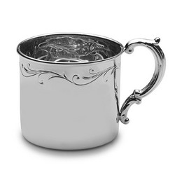 A photo of Floral Border Baby Cup
