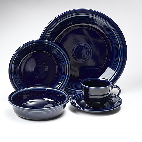 Fiesta Cobalt Blue Dinnerware by Homer Laughlin Silver Superstore