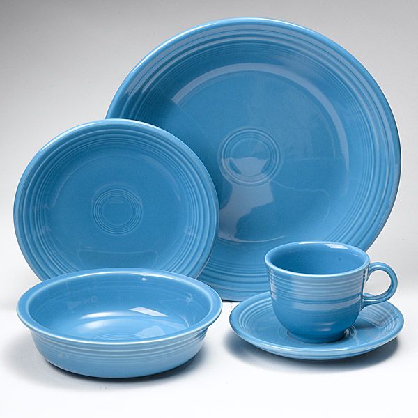 Fiesta Pea Dinnerware By Homer Laughlin Silver Super Larger Image