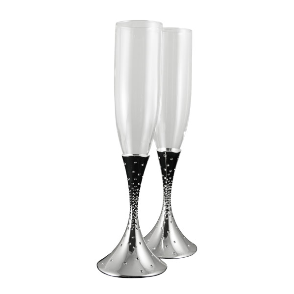 Nambe Toasting Flutes