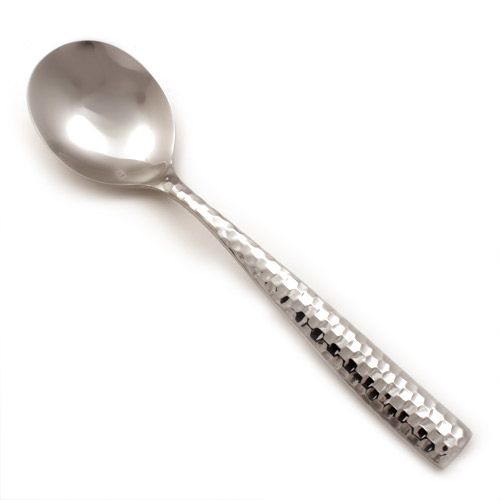 Fortessa Lucca Faceted Bouillon Spoon, No Stamp
