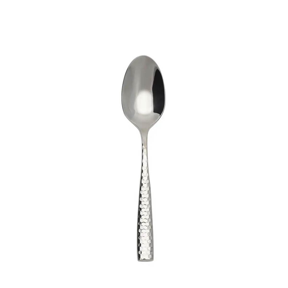 Fortessa Lucca Faceted Oval Soup/Dessert Spoon, No Stamp