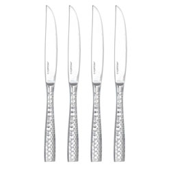 Lucca Faceted Steak Knife, Set of 4