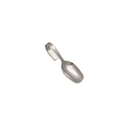 Looped Handle Tasting Spoon, With Stamp
