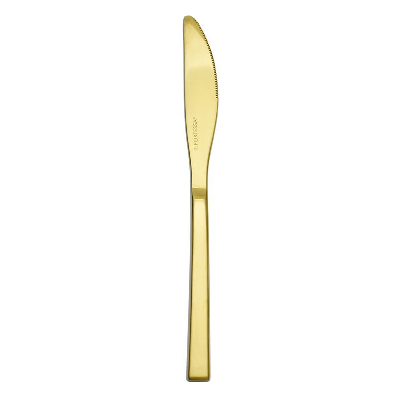 Arezzo Brushed Gold Table Knife