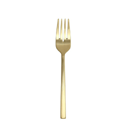 Arezzo Brushed Gold Salad Fork