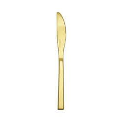 Arezzo Brushed Gold Dessert Knife