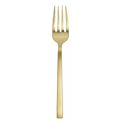A photo of Arezzo Brushed Gold Serving Fork