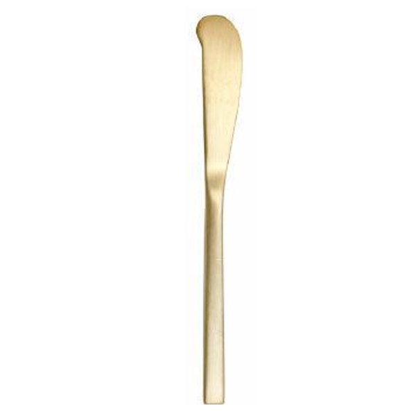 Arezzo Brushed Gold Butter Knife