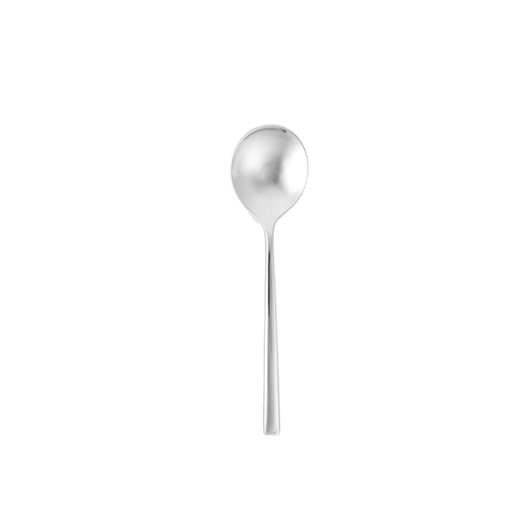 Arezzo Brushed Bouillon Spoon