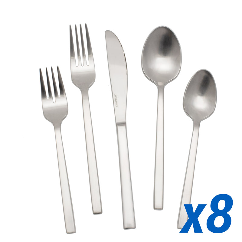 Arezzo Brushed 42pc Service for 8