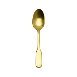 Ashton Brushed Gold Oval Soup Spoon