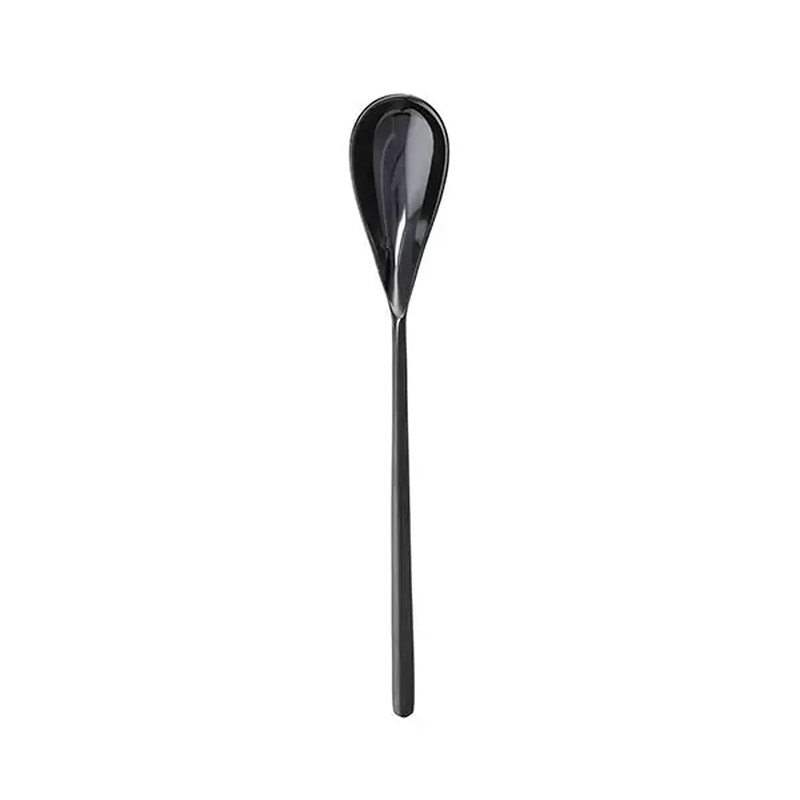 Dragonfly Black Soup Spoon, With Stamp