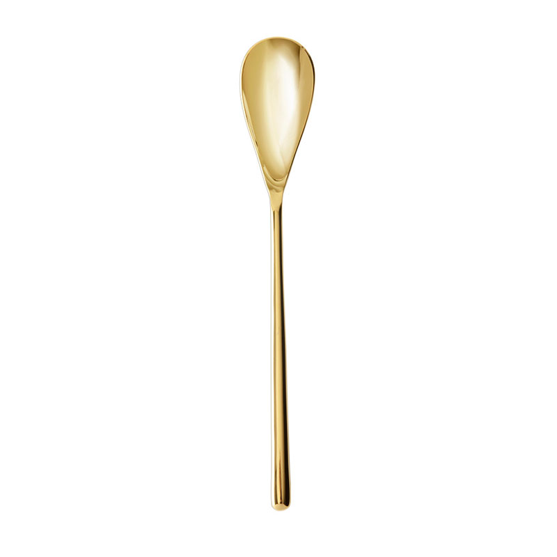 Dragonfly Gold Soup Spoon