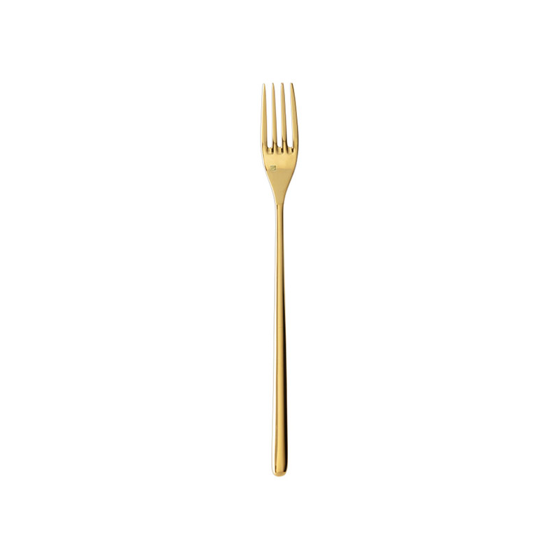 Dragonfly Gold Salad Fork With Stamp
