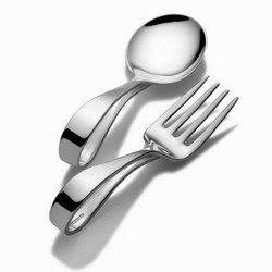 Looped Handle 2pc Baby Set, Gorham Sterling