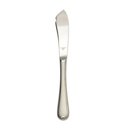 A photo of Ribbon Edge Frosted Butter Serving Knife, Hollow Handle