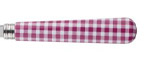 Sabre Gingham Fuchsia Stainless Flatware