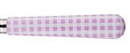 Sabre Gingham Pink Stainless Flatware