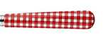 Sabre Gingham Red Stainless Flatware