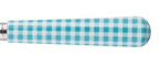 Sabre Gingham Turquoise Stainless Flatware