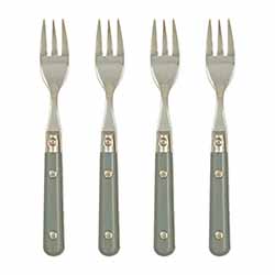 Le Prix Gray Cocktail Fork Set of 4