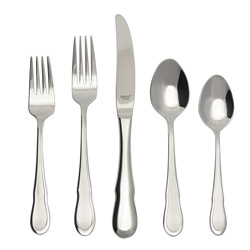 A photo of Celine Platinum 5pc Place Setting