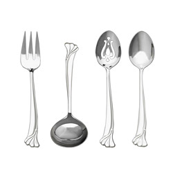 A photo of Ginkgo Leaf 4pc Hostess Set