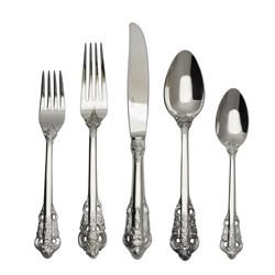 A photo of 20th Century Baroque 5pc Place Setting