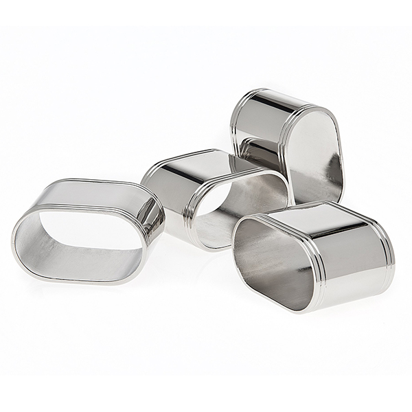 Nickel Plate Napkin Rings