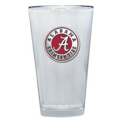 A photo of Pint Glass, Univ of AL, Color