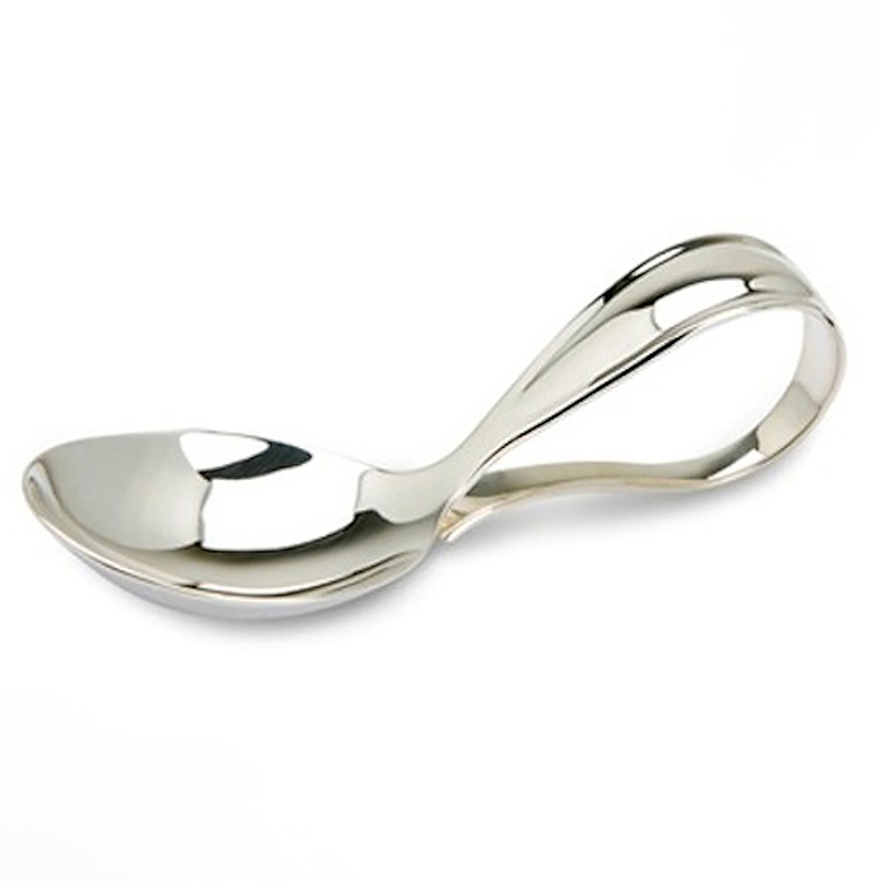 Silverplate Infant Feeding Spoon in gift box
