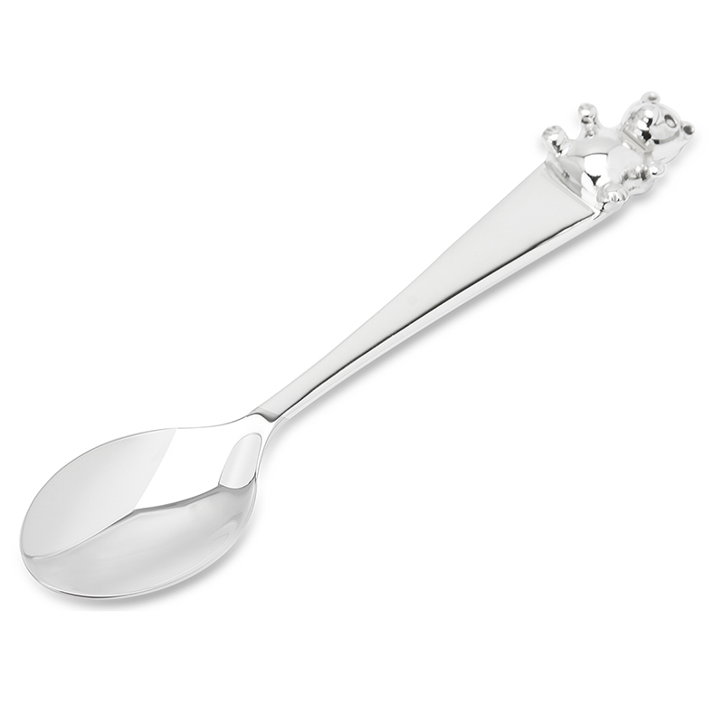 Sterling Teddy Feeding Spoon