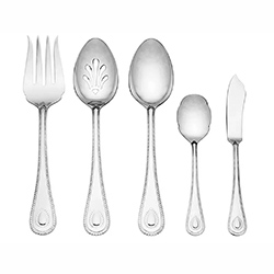 A photo of French Perle 5pc Serving Set