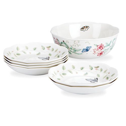 Butterfly Meadow 7pc Pasta/Salad Set