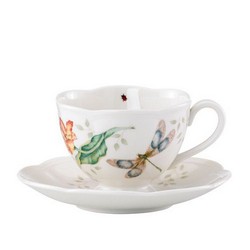 A photo of Cup and Saucer, Dragonfly