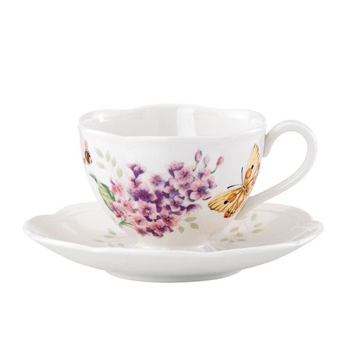 Cup and Saucer, Orange Sulphur