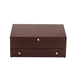 A photo of Lenox Mahogany Flatware Chest by Lenox