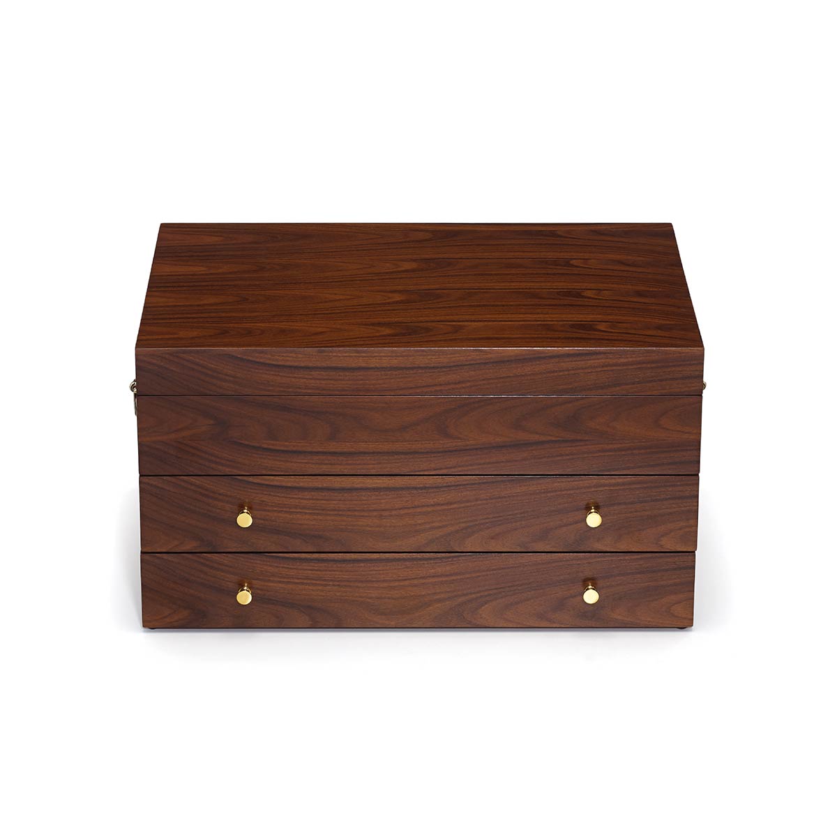 thumbnail image 2 of Lenox Mahogany Flatware Chest - Storage For 120 Utensils With Drawer 2 of 14